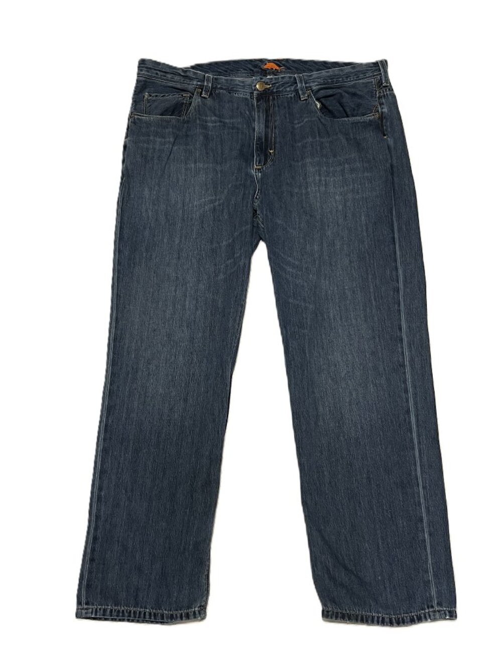Preppy Coastal Rugged Tommy Bahama Standard Straight Leg Blue Jeans Men's 42/30